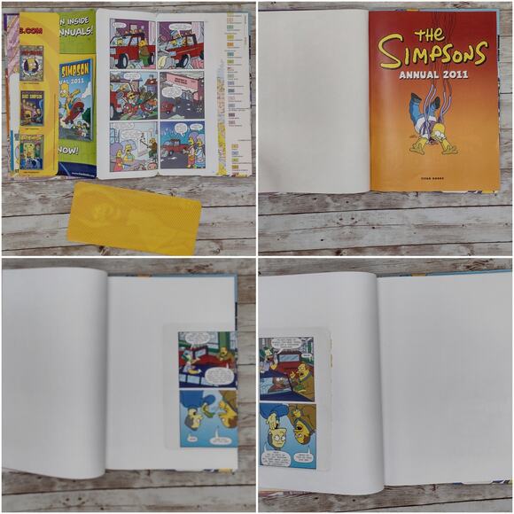 The Simpsons Altered Book Journal, Recycled Diary - Picture 2 of 16